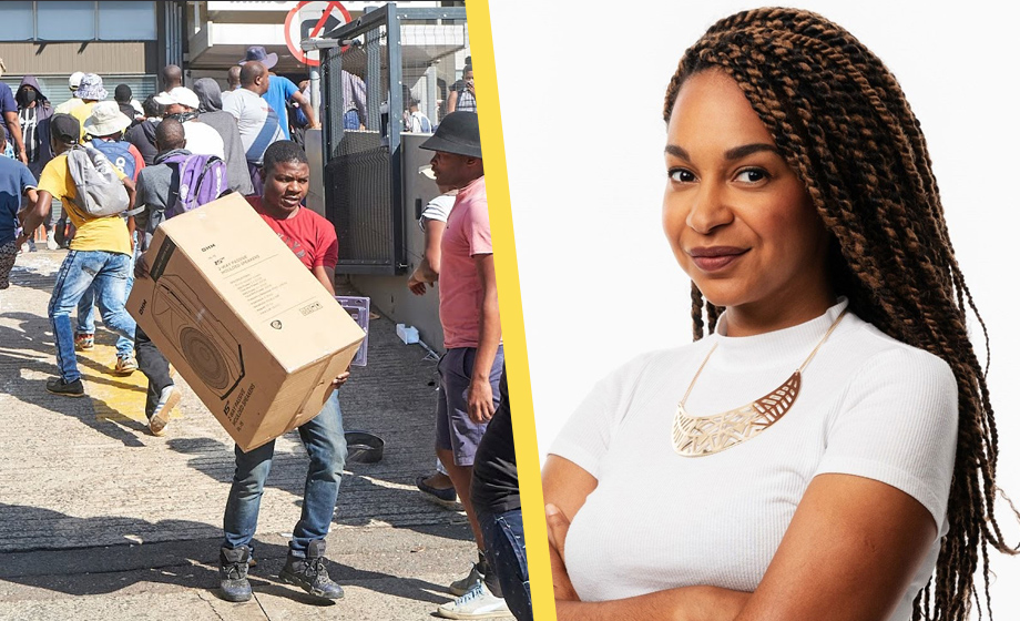 BLM-aktivist på SR skyller våldet i Sydafrika på rasistiska indier