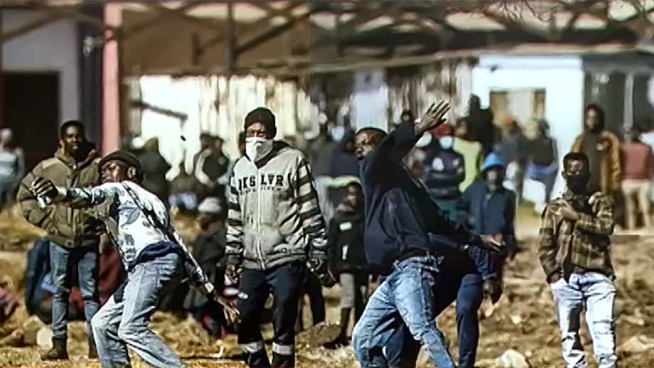 Sydafrika på randen till nationellt sammanbrott