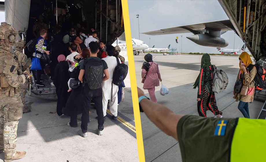 Brottsdömda och utvisade afghaner återvände med UD:s evakueringsflyg
