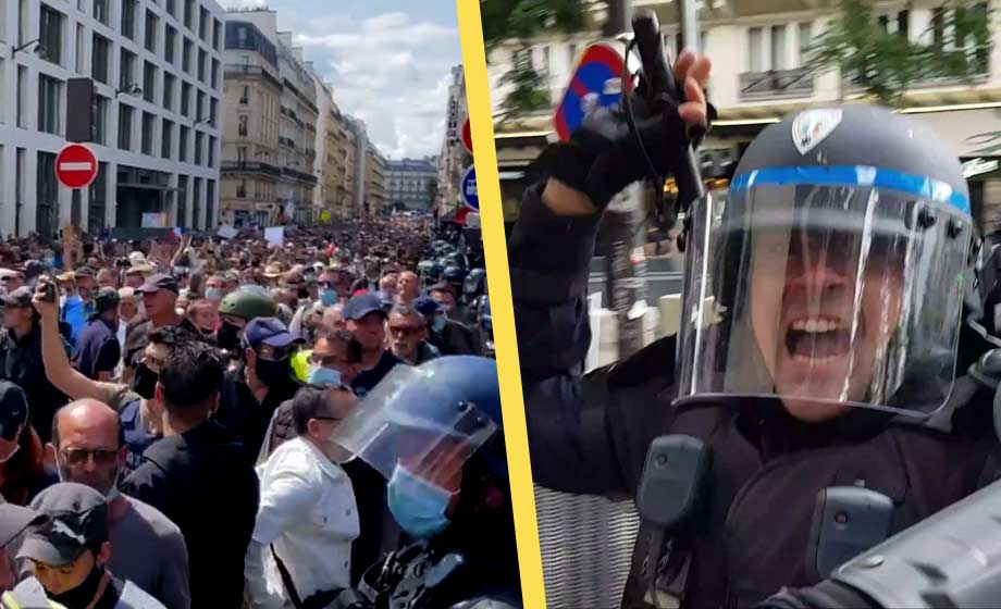 Fortsatta jättedemonstrationer mot vaccinationspass – tredje helgen i rad