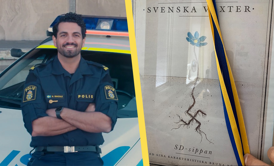 Efter Samnytts avslöjande: SD-hataren Nadim Ghazale slutar som polis