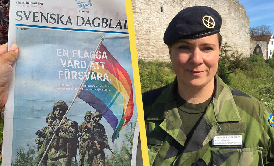 Försvarsmakten om flaggkampanjen: ”Vi vill komma ifrån machokultur”