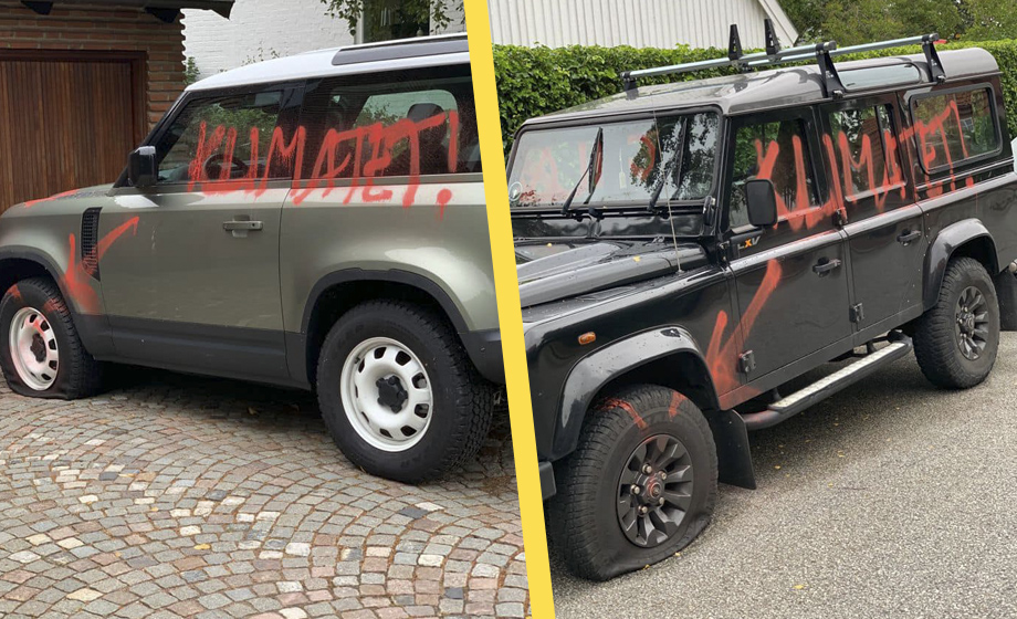 Bilar klimatvandaliserade i Malmö