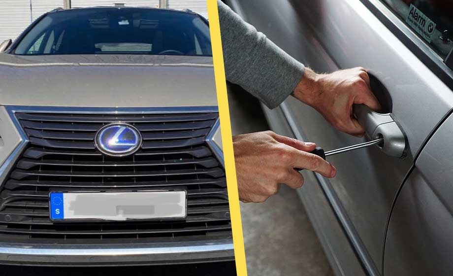 Stöldvåg mot Lexusbilar