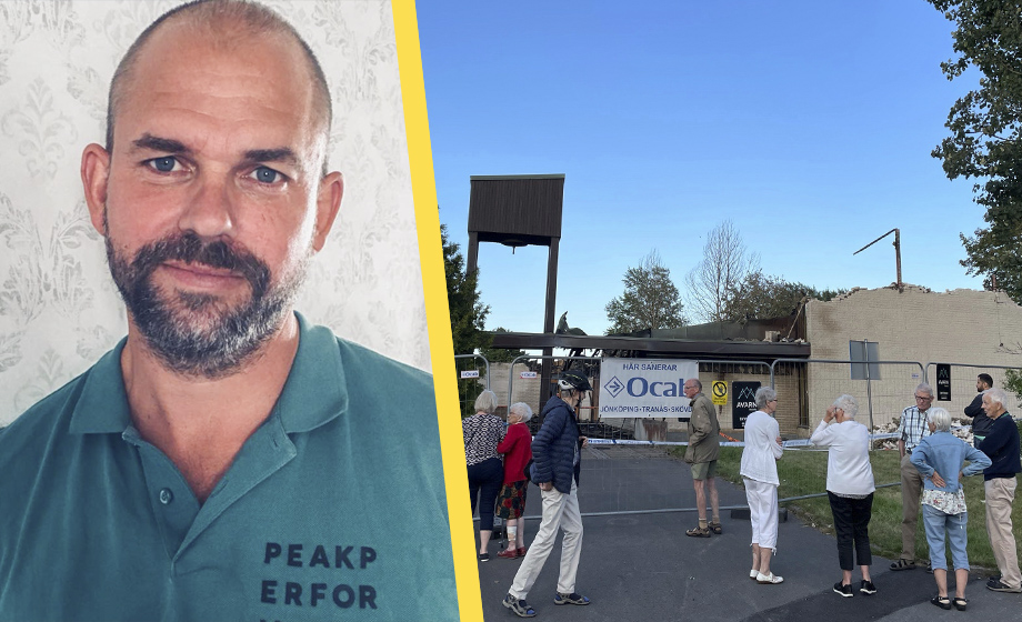 Polisen vägrar visa film på mystisk blixt som brände ned kyrka