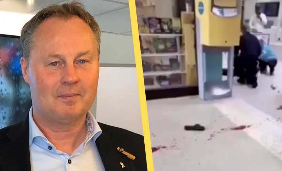 M-pamp på spritfest efter masskjutningen i Kristianstad