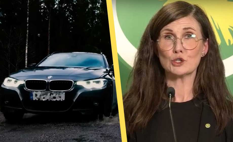 Bensinslukande BMW-bilar i Märta Stenevis hushåll