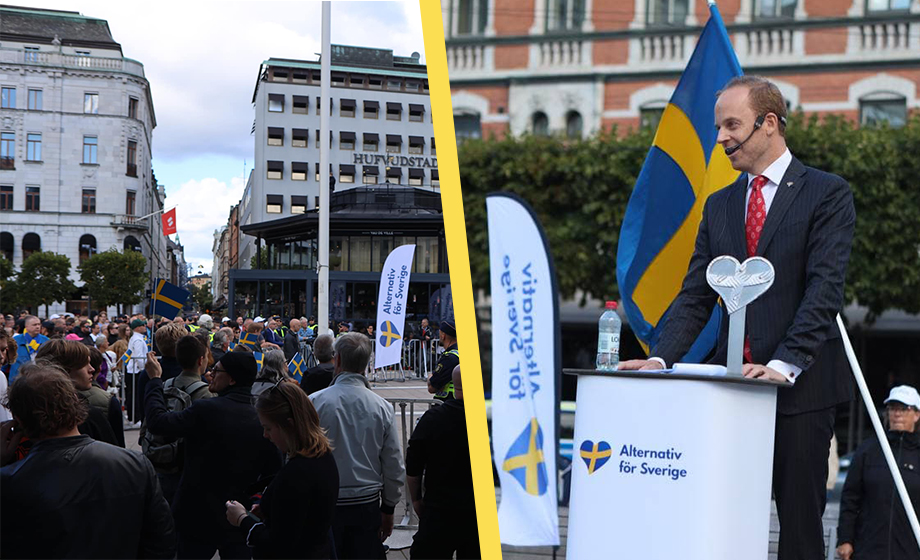 AfS höll torgmöte inför kyrkovalet: ”SD gör inte mycket väsen av sig”