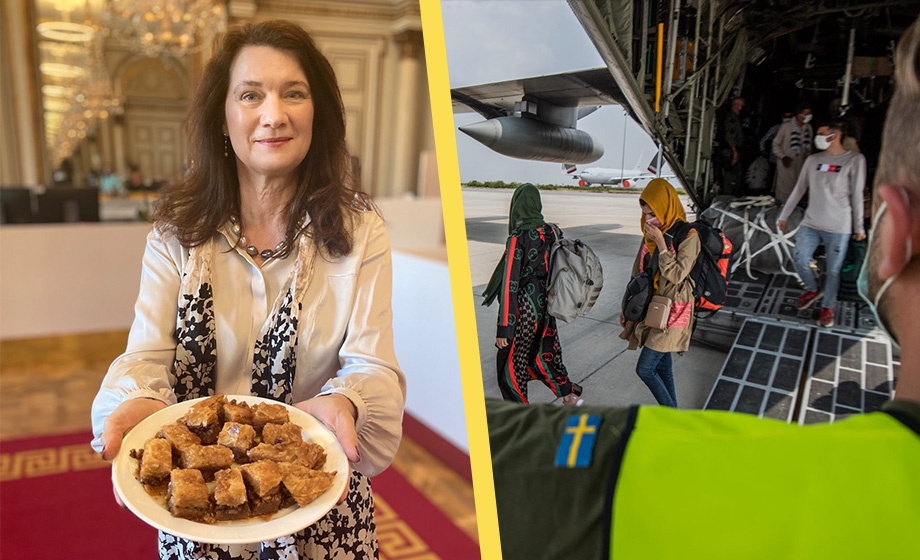 Ann Linde om 1100 influgna afghaner: ”Fantastiskt”