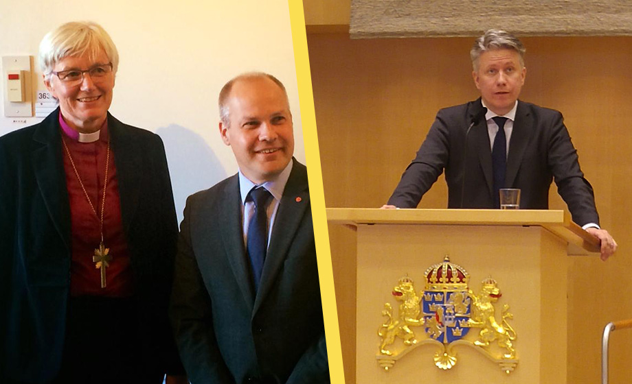Socialdemokraternas partibok styr Svenska kyrkan