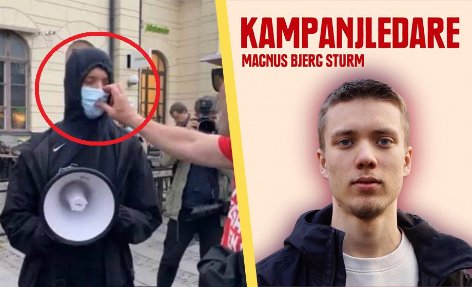 SSU-topp störde Lamottes livesändning med megafon