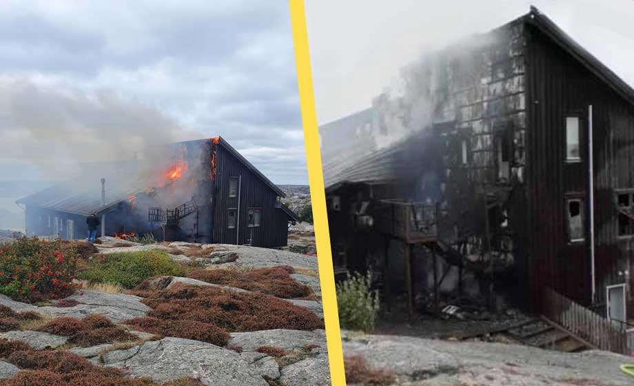 Välkänd kyrka satt i brand