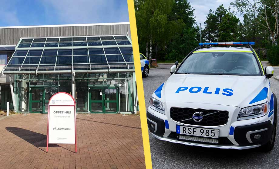 Elev allvarligt skadad i bråk på gymnasieskola