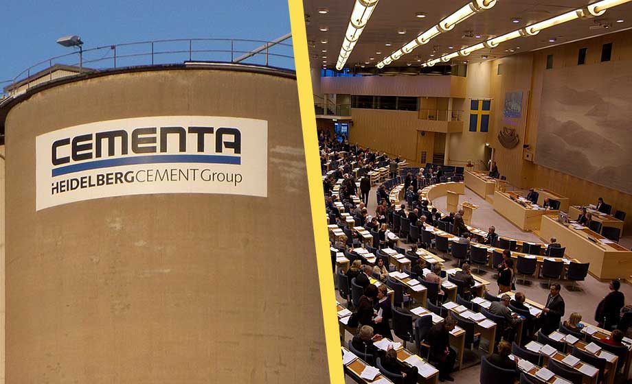 Cementkrisen kan vara över – riksdagen klubbar lagändring