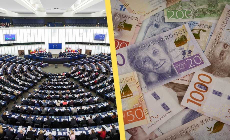 Sveriges EU-avgift ökar med nio miljarder