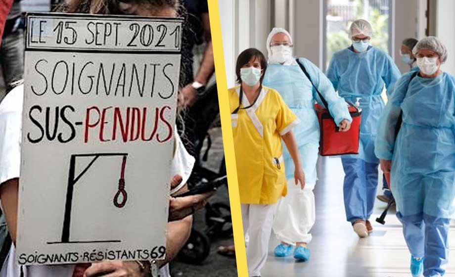 Ovaccinerade stängs av utan lön