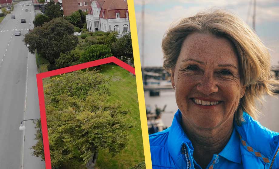 M-pamp gjorde kommunens mark till sin privata villatomt