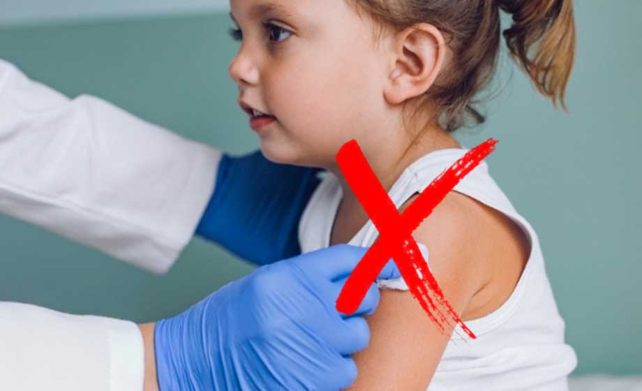 Storbritanniens hälsovårdsminister stoppar vaccination av friska barn