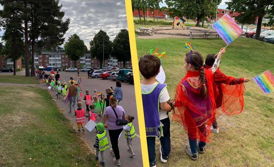 Kommun utnyttjar barn i Pridepropaganda