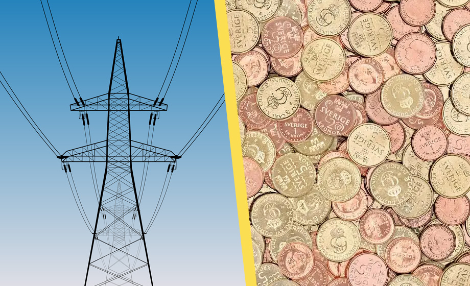 Rusande elpriser på fredagen