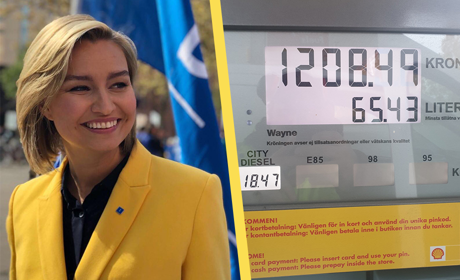Här är partierna som är nöjda med rekordhöga bränslepriser