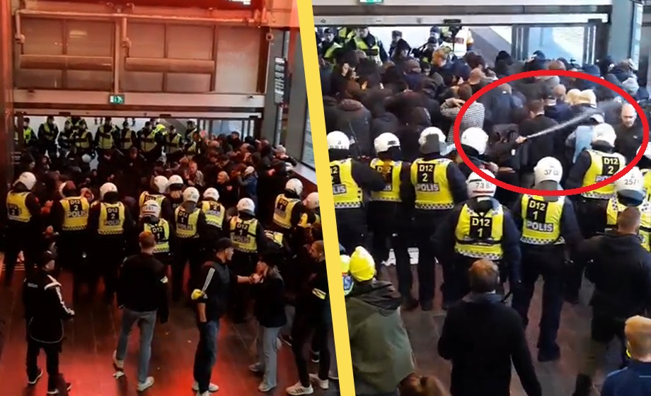 Polisen JO-anmäls efter fotbollsmatch – boxade in och sprejade supportrar: ”Boskapsdjur”