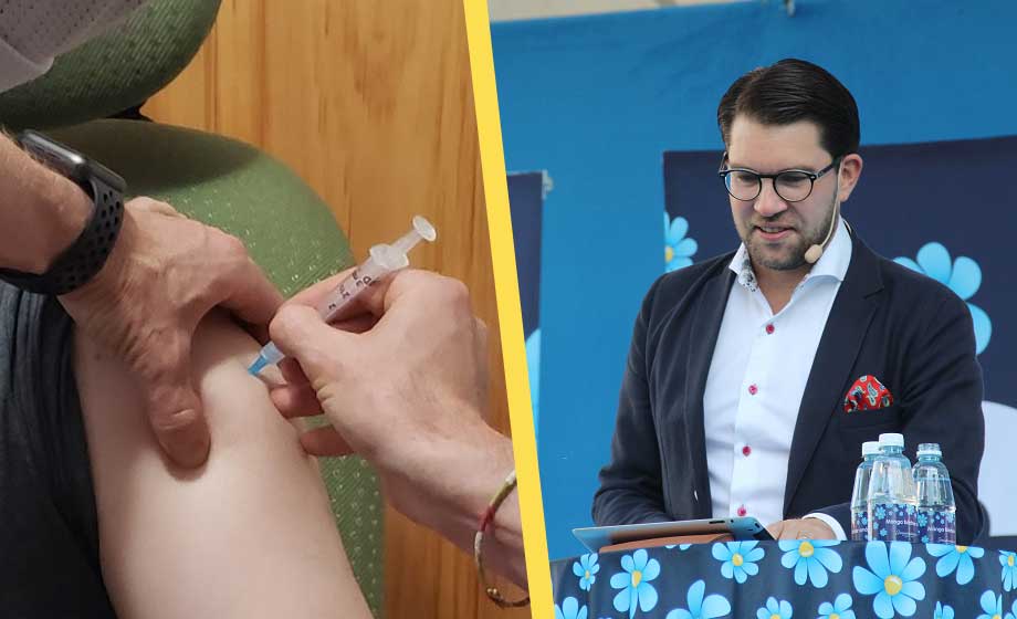 Åkesson: Ovaccinerade bör jobba hemifrån