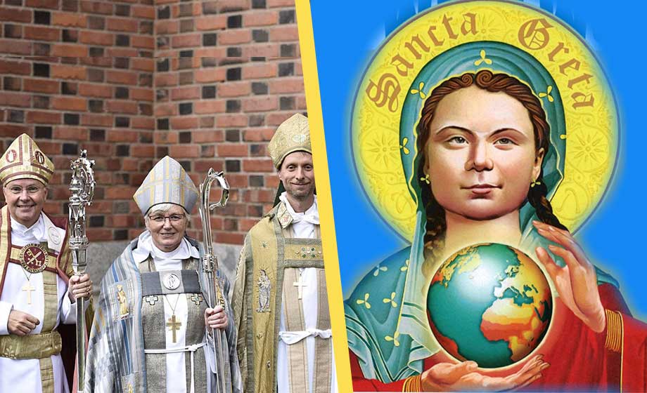 14 biskopar: Gud är klimataktivist och Greta hans profet