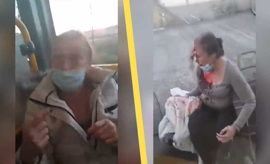 VIDEO: Kvinna skadad efter bråk med invandrare: ”Rasist!”