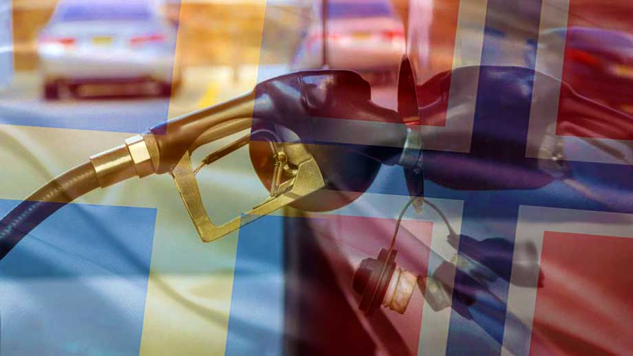 Våg av svenska bensinflyktingar till Norge