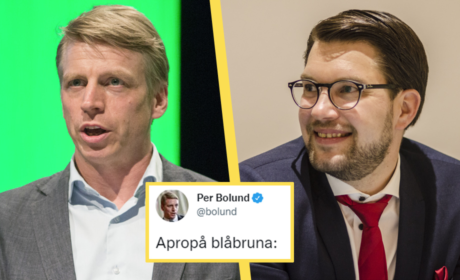 Bolunds pinsamma ”blåbruna”-attack – missade MP-koppling