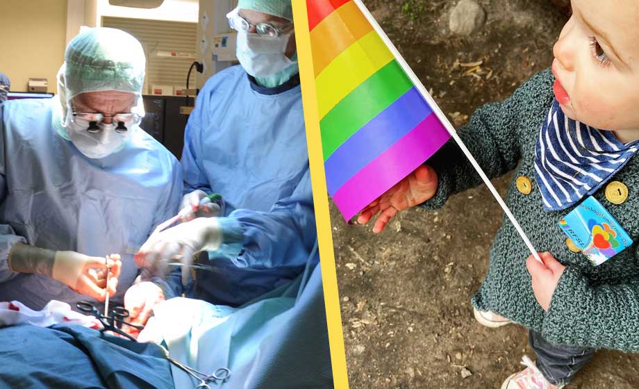 Straffbart övertala barn till könsbyte