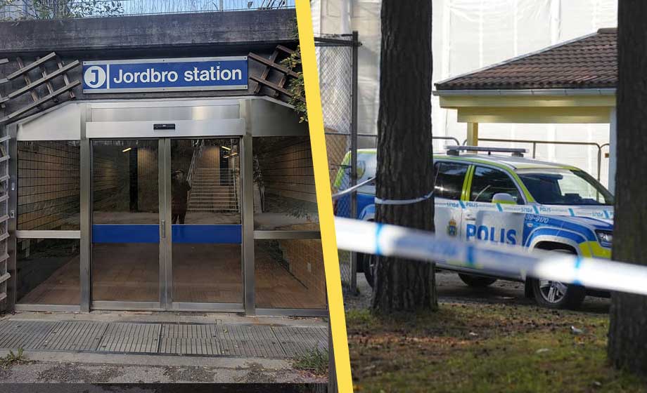 Kriminell yngling skjuten i Jordbro