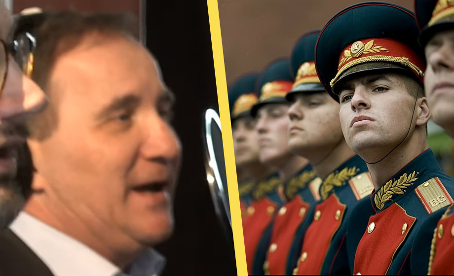 Här sjunger Stefan Löfven hyllningssång till Röda armén