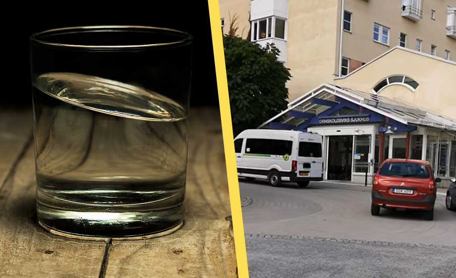 Dryck på sjukhusrestaurang förgiftades med rengöringsmedel