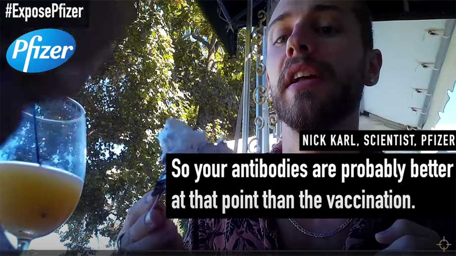 Pfizer-forskare erkänner: Naturliga antikroppar ger bättre skydd än vaccin