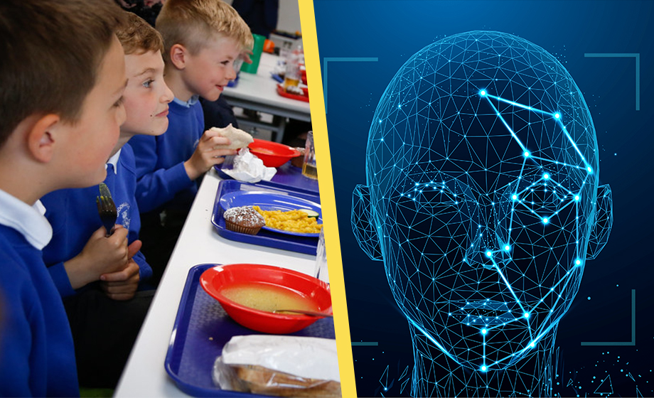 Ansiktsigenkänning för att betala skollunch
