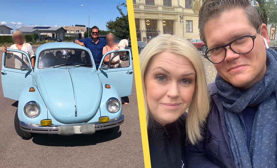 S-ministerns make – politikern Jonas Hellberg (S) krockade och smet