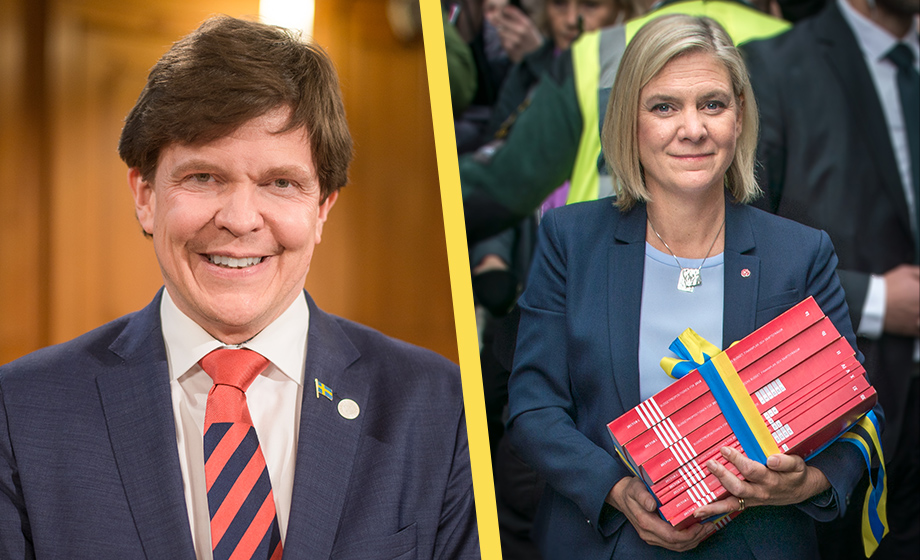 Talmannen föreslår Magdalena Andersson som statsminister