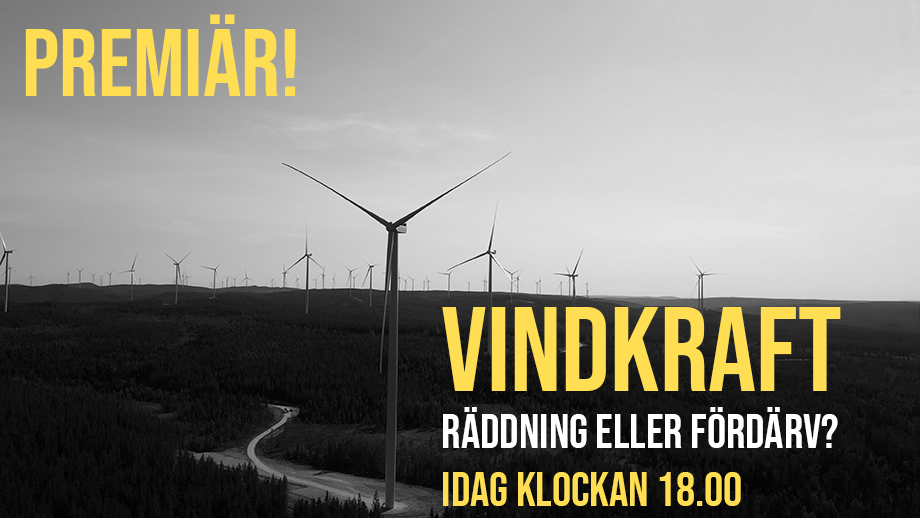 Kl 18.00: Premiär för granskningen av vindkraften