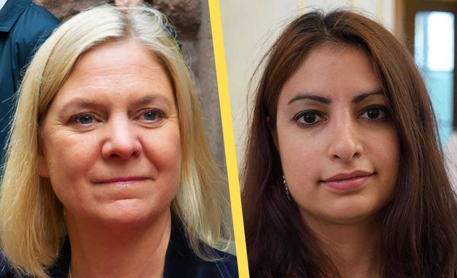 V släpper fram Magdalena Andersson (S) som statsminister