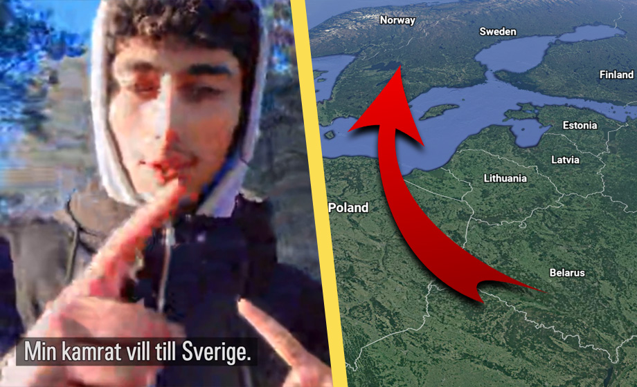 Irakiern Hastyar, 21, vill från Belarus till Sverige