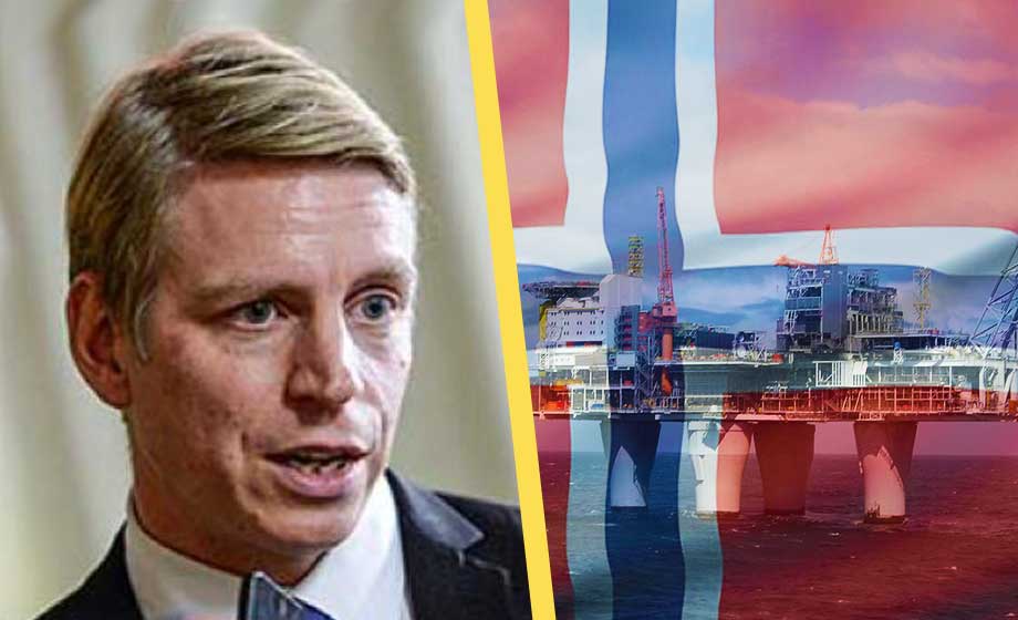 Bolund kräver att Norge slutar med olja