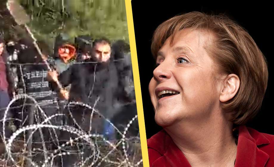 Merkel förhandlar om ”humanitär korridor” för migranter från Belarus till EU