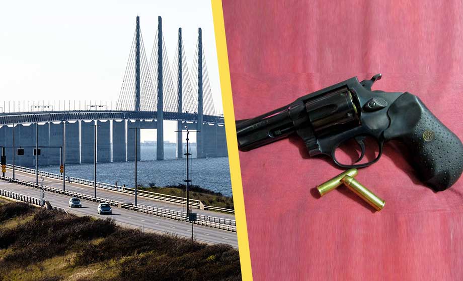Smugglade skarpladdad revolver på tåget till Sverige – slipper undan med böter