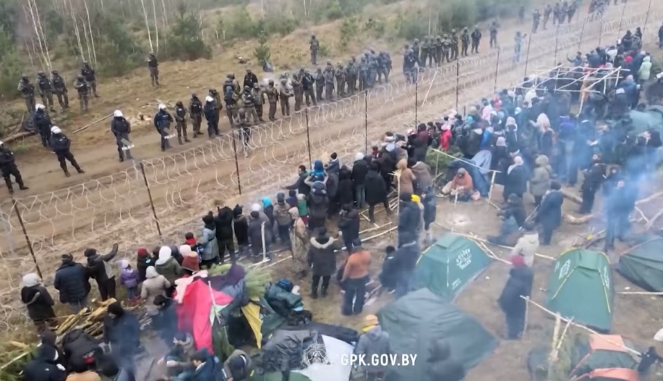 Brittisk militär assisterar Polen – ryska fallskärmsjägare till området