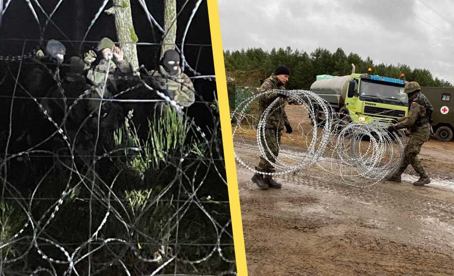 Polen höll gränsen – migranter skickas hem