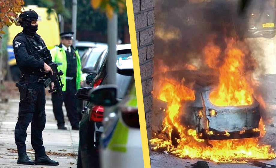 Bilbombsattack utanför kvinnosjukhus i Liverpool