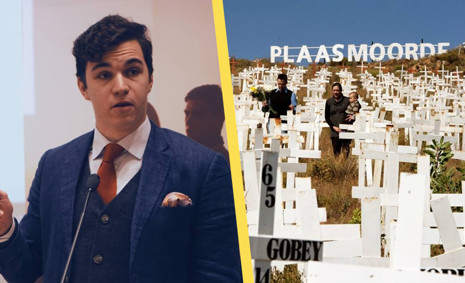 SD internutreder politiker som tog upp situationen för Sydafrikas vita