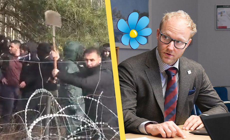 SD: Hjälp Polen bygga barriärer mot Belarus
